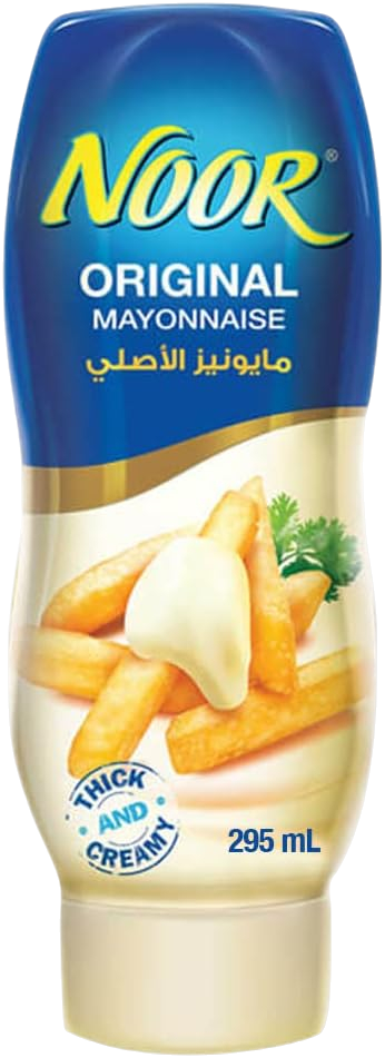 Noor Original Thick & Creamy Mayonnaise Squeezy Bottle, 295ml
