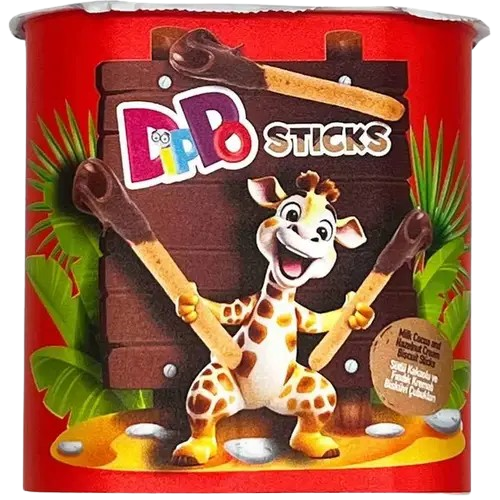 Dippo Chocolate Biscuit Sticks, 50g