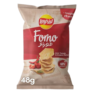 Lay's Forno Potato Chips Tomato & Oregano Flavor, 50g