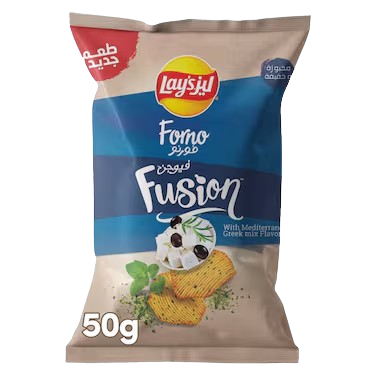 Lay's Forno Fusion Potato Chips Mediterranian Greek Mix Flavor, 50g