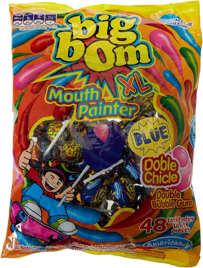 Big Bom XL Double Chicle Double Bubble Gum 768g x Pack of 48