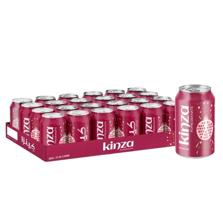 Kinza Pomegranate Carbonated Drink, 320ml