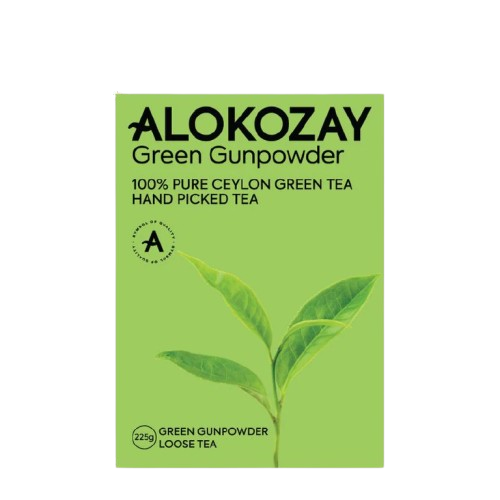Alokozay Green Gunpowder 100% Pure Ceylon Green Tea, 225g