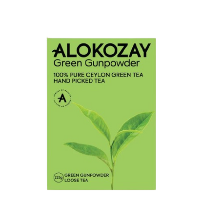Alokozay Green Gunpowder 100% Pure Ceylon Green Tea, 225g