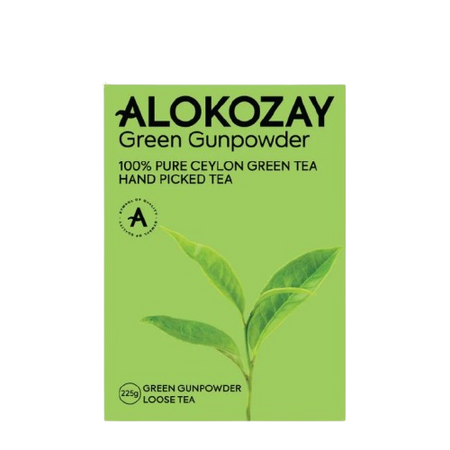 Alokozay Green Gunpowder 100% Pure Ceylon Green Tea, 225g