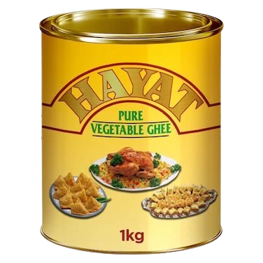 Hayat Pure Vegetable Ghee, 1kg