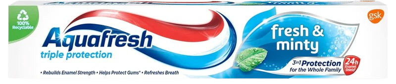 Aquafresh Menta Suave Toothpaste, 75ml