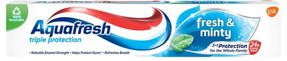 Aquafresh Menta Suave Toothpaste, 75ml