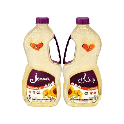 Jenan Vegetable Cooking Oil, 2x1.5L