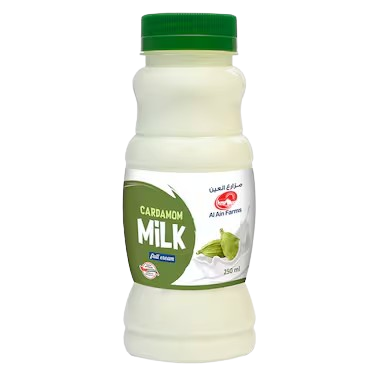 Al Ain Farms Full Cream Cardamom Milk, 250ml