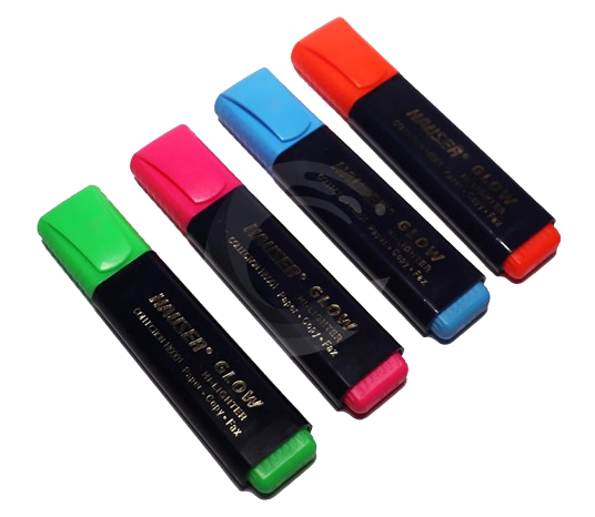 Hauser Highlighter, 4 Pieces