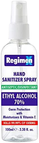 RegimenX Hand Sanitizer Spray, 100ml