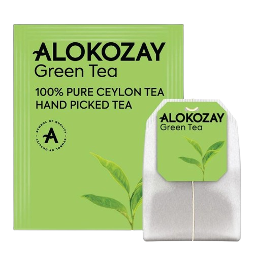 Alokozay Green Tea, 100% Pure Ceylon Tea - 25 Tea Bags
