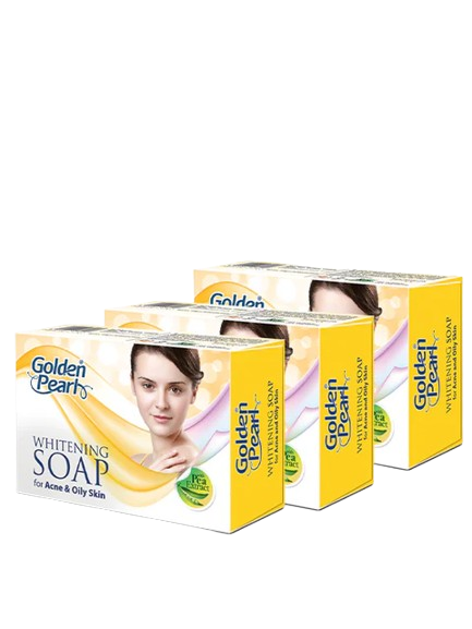 Golden Pearl Assorted Soap, 3x100g