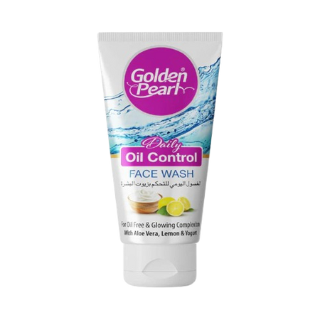 Golden Pearl Daily Oil Control Face Wash with Aloe Vera Lemon & Yogurt, 150ml