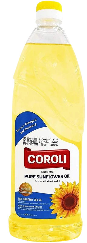 Coroli Sunflower Oil, 750ml