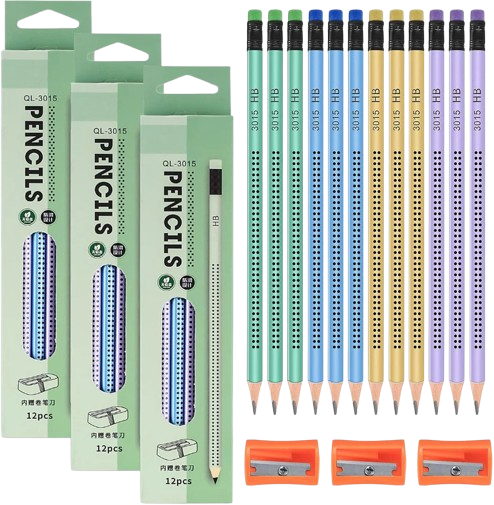 Al Taher Hb Pencils, 36 Pieces
