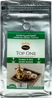 Top One Coffee Roastery Saudi Blend Arabic Coffee, 200g