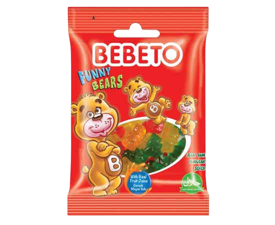 Bebeto Bear Candy, 18g 24pcs