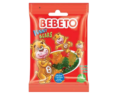 Bebeto Bear Candy, 18g 24pcs