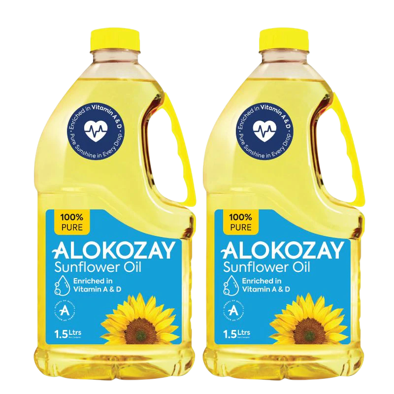 Alokozay Pure Sunflower Oil 2X1.5L