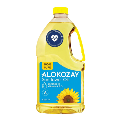 Alokozay 100% Pure Sunflower Oil - 1.5 Ltrs