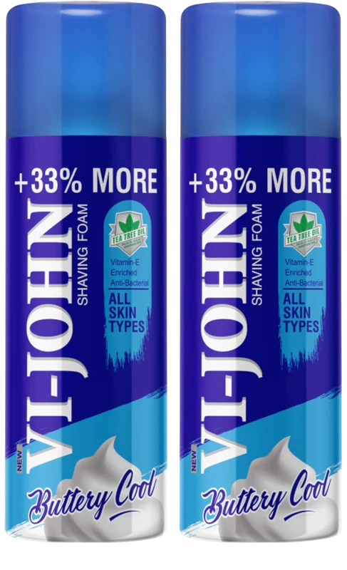 Vi-John Antibacterial Shaving Foam for All Skin Types