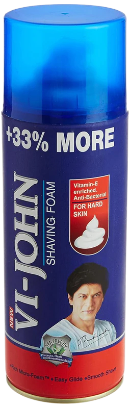 Vi-John Tea Tree Shaving Foam for Hard Skin, 400g