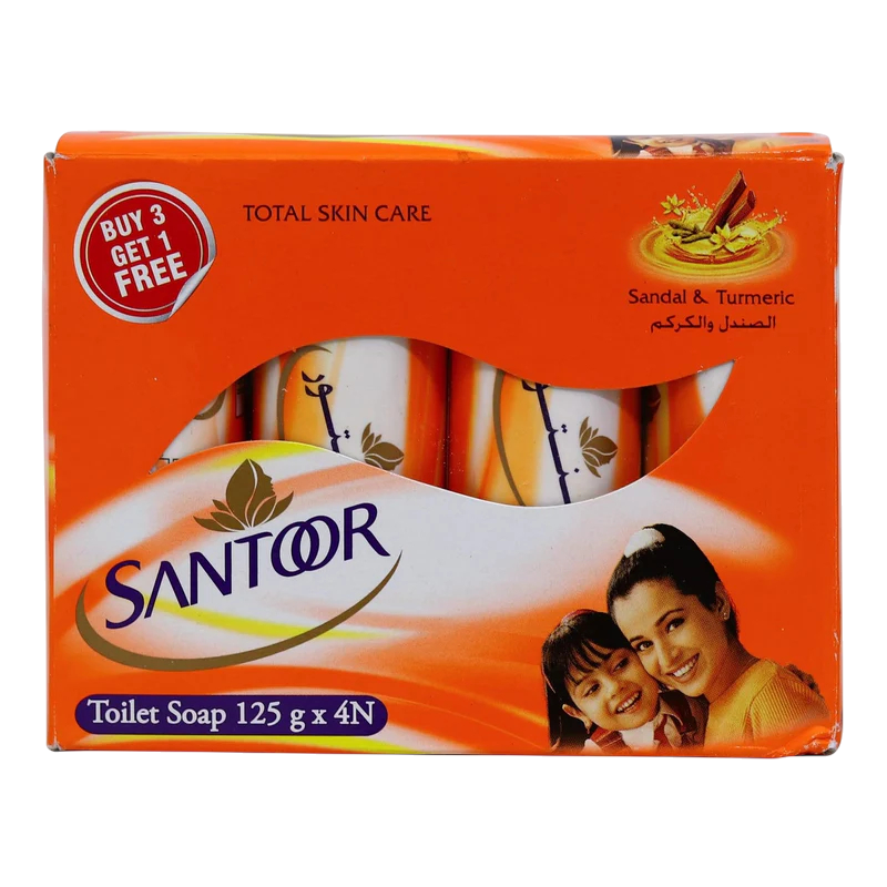 Santoor Soap  3+1, 125g