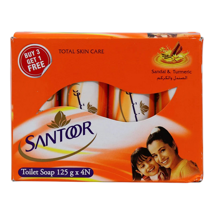 Santoor Soap  3+1, 125g