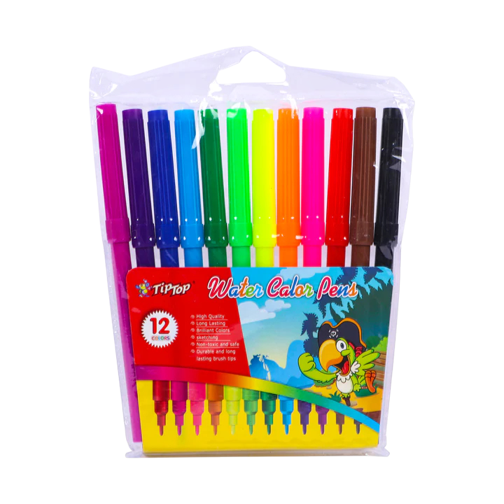Tip Top Water Colour Pen,  24 Pieces
