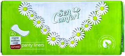 Sen Comfort Organ Cotton Cover Curved Panty Liners