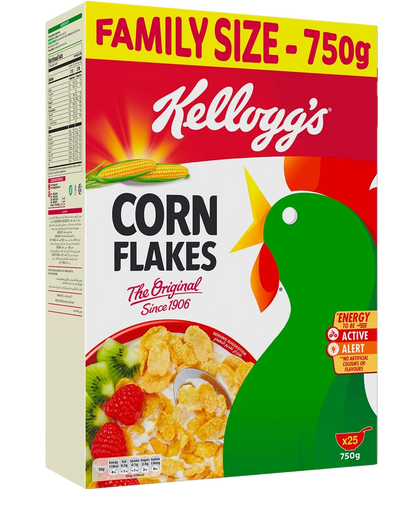Kellogg's Corn Flakes Cereals, 750g
