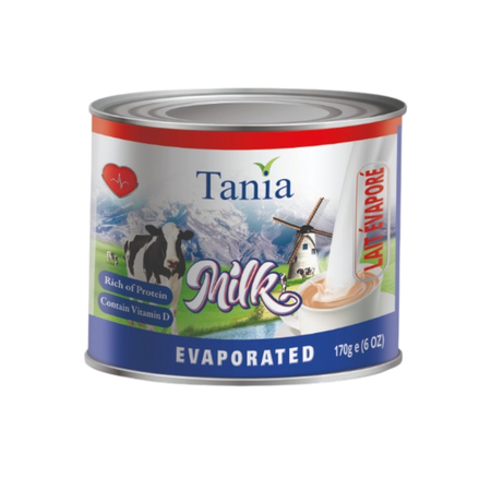 Tania Evaporated Milk, 170g