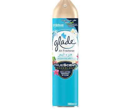 Glade TrueScent Ocean Escape Air Freshener Spray, 300ml