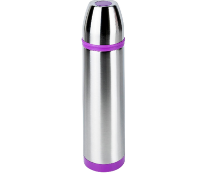 Nessan Purple & Silver 500ml Vacuum Flask, 1 Pieces