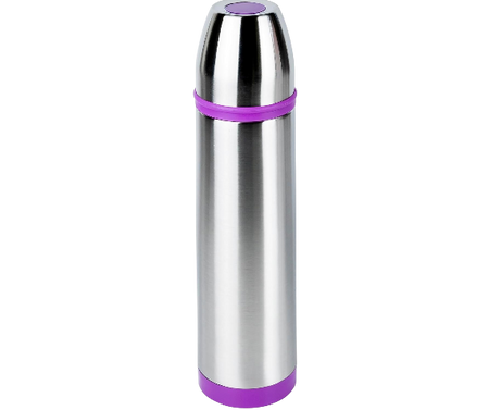 Nessan Purple & Silver 500ml Vacuum Flask, 1 Pieces