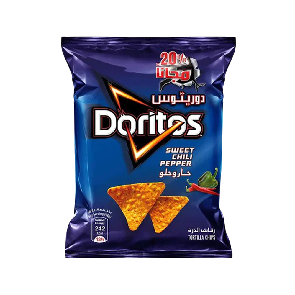 Doritos Sweet Chili Pepper Tortilla Chips, 48g