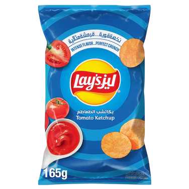 Lay’s Tomato Ketchup Potato Chips, 165g