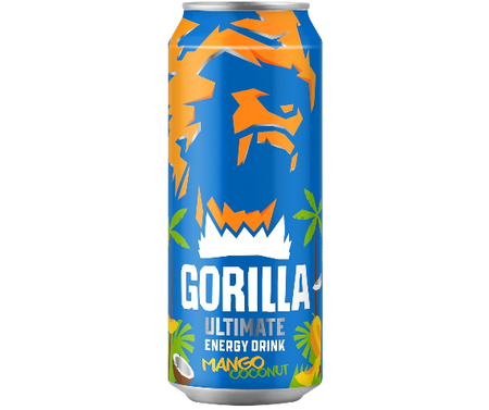 Gorilla Ultimate Mango Coconut Energy Drink, 500ml