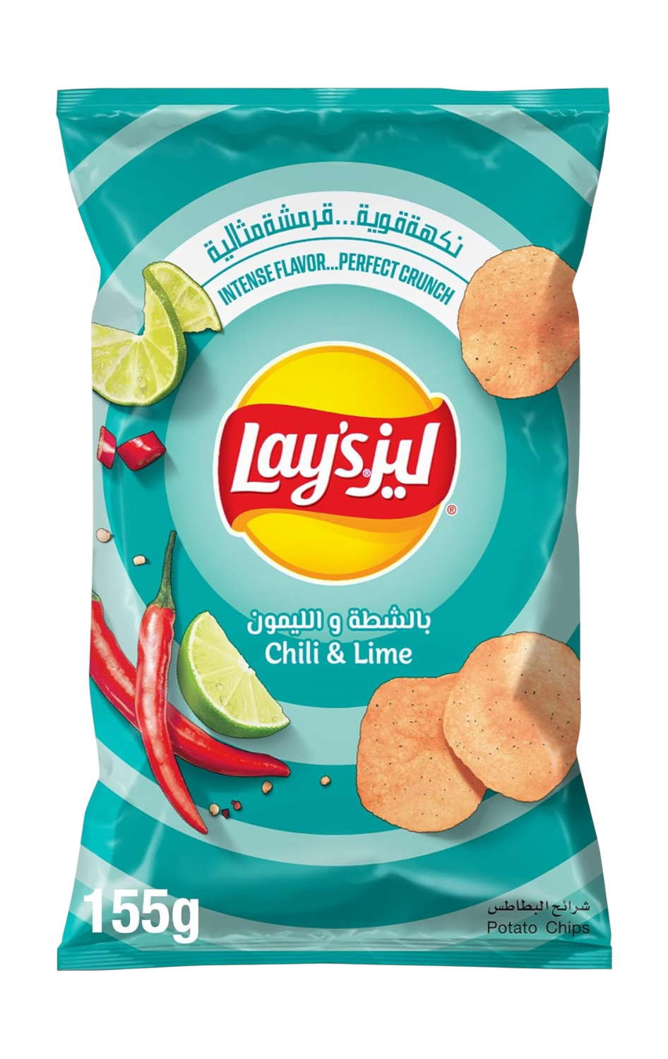 Lay's Chili & Lime Chips, 165g