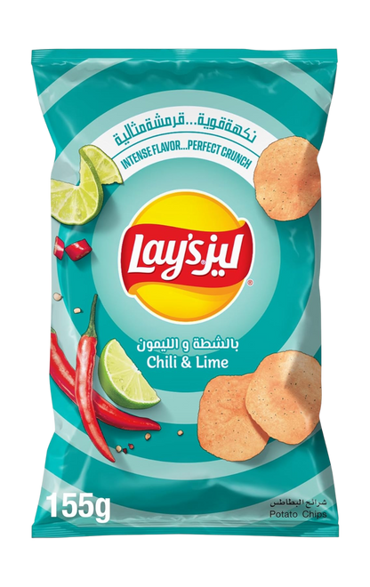Lay's Chili & Lime Chips, 165g