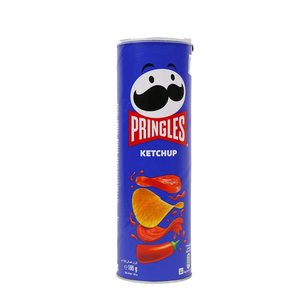 Pringles Paprika Potato Chips, 165g