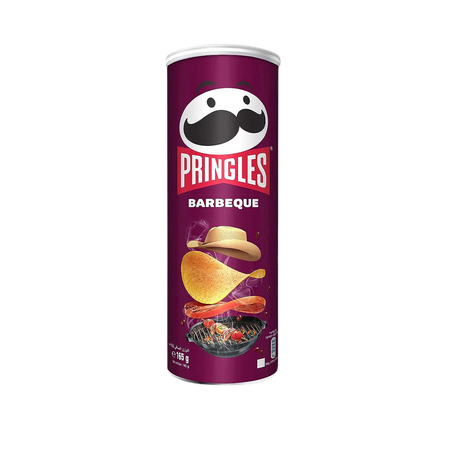Pringles BBQ Chips Can, 165g