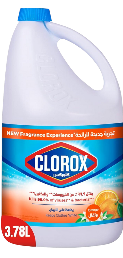 Clorox Bleach Orange, 2x3.78L