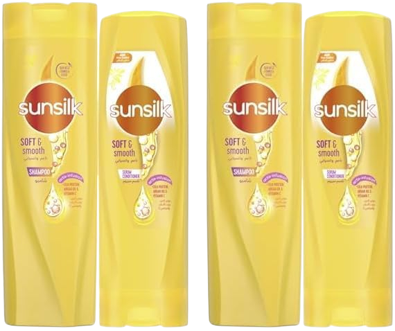 Sunsilk Soft & Smooth Shampoo, 400ml + Conditioner, 320ml