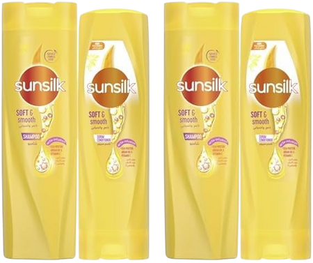 Sunsilk Soft & Smooth Shampoo, 400ml + Conditioner, 320ml