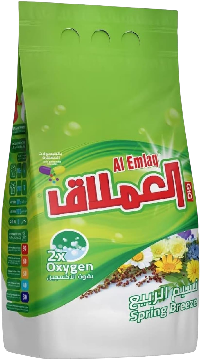 Al Emlaq Aulow Foam Detergent Spring Breeze, 10kg