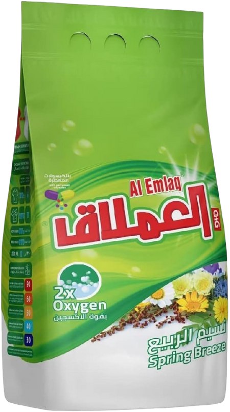 Al Emlaq Aulow Foam Detergent Spring Breeze, 10kg