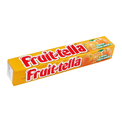 Fruit-tella Juicy Chewy Candy Sweet Orange Flavour, 32.4g